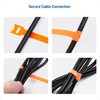 Cable Matters 100-Pack Hook-and-Loop Reusable Cable Ties (10+15+20cm), Wire Ties