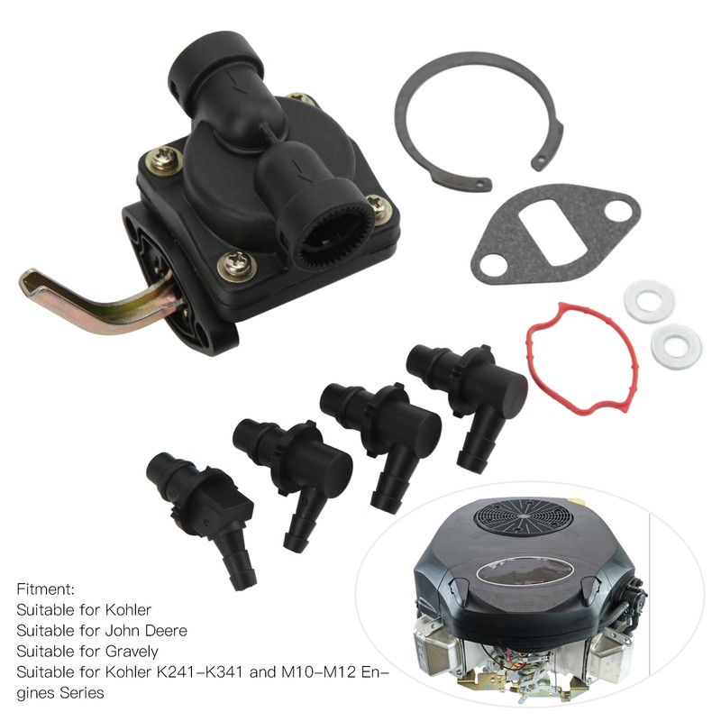 Fuel Pump Kit 47 559 03 A‑236205‑S Plastic Black Wearproof
