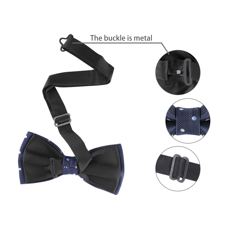 Allegra K Men's Women's Bowtie, Bowtie, Ribbon, Polka Dot Pattern,