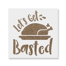 Thanksgiving Turkey Stencil - Reusable Stencils for Painting - Mylar Stencil for Crafts and Decor