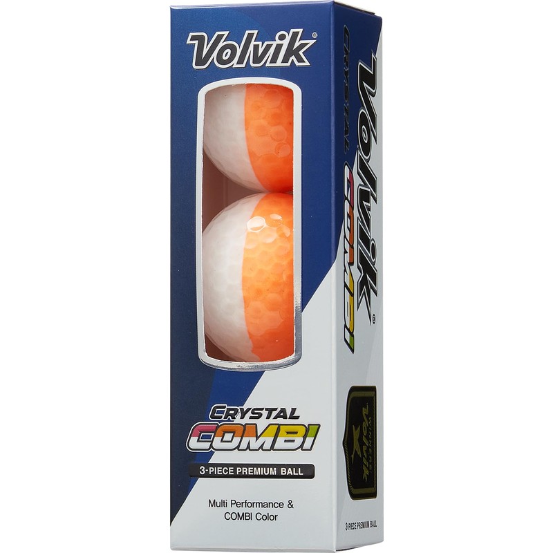 Volvik Crystal Combi Golf Balls (One Dozen)