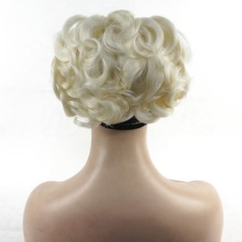 Lydell Short Messy Curly Dish Hair Bun Extension Stretch hair Combs Clip in Ponytail Extension (613A)