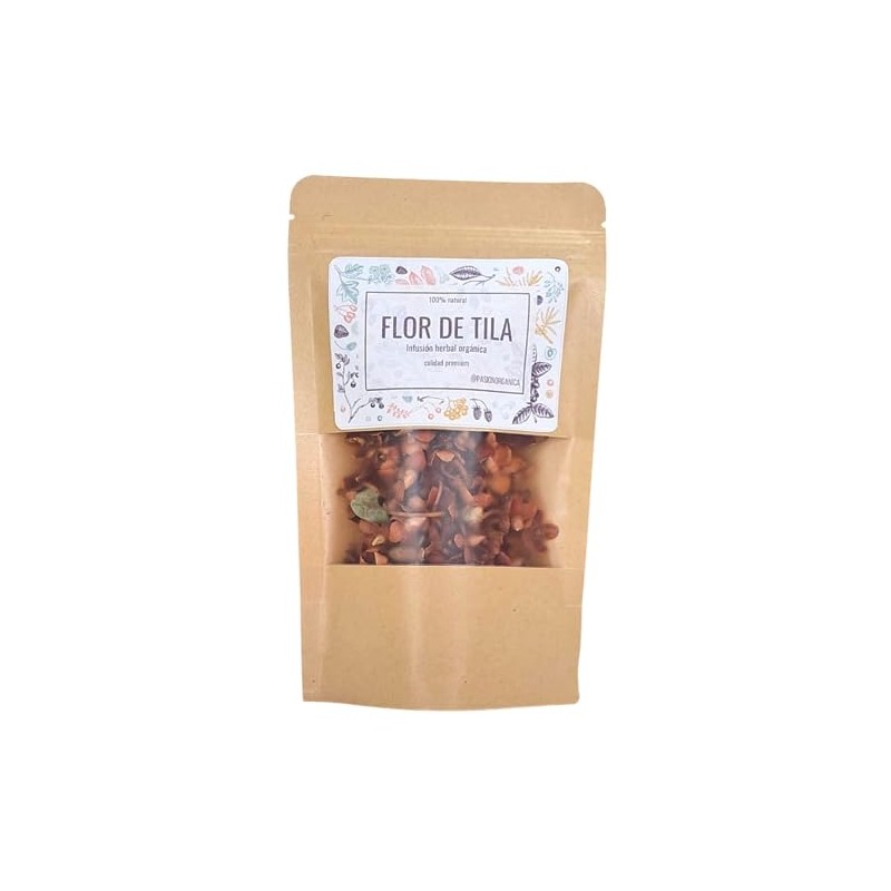 Pasión Orgánica - Té Infusión FLOR DE TILA Orgánica deshidratada