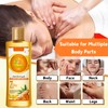 Turmeric Massage Oil 200ml, Massage Oils for Massage Therapy, Gentle&Warming