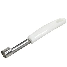 Chef Craft Select Stainless Steel Apple and Vegetable Corer, 8 inches in length, White