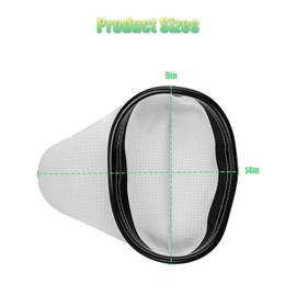 2KE2105000 Vacuum HEPA Filter Bag liner for Hoover C2401,C2401010,Fit Royal Backpack Cloth Shoulder Vacuum Cleaner RY4000 RY4001 4pack