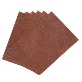 MECCANIXITY EVA Foam Sheets Glitter Brown 10.8 Inch x 8.5 Inch 2mm Thick Crafts Foam 10Pcs