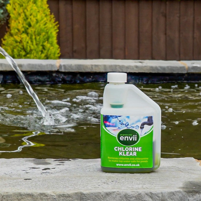 envii Chlorine Klear, Natural Pond Chlorine Remover & Water Conditioner,