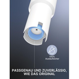 Comedes Water Filters Similar to Jura Claris White System (Filter No. 68739, 60209 & 62911, Fits Impressa & Nespresso Series Coffee Machines; Pack of 8)