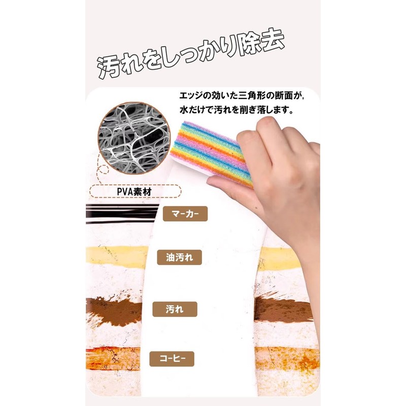 2-Way Rainbow Clean Pad, Long, 12 Layers, Super Absorbent, Super