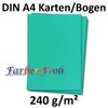 DIN A4 Card Sheet Plano Sheet 240 g/m², colourful