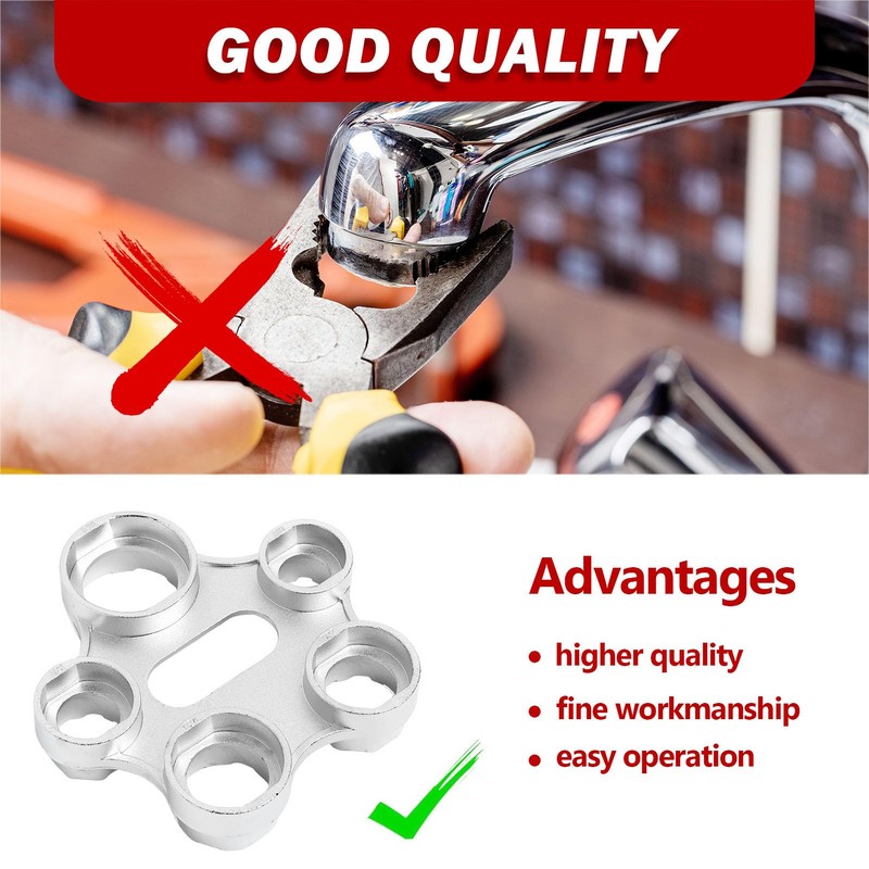 FunWorth 10-in-1 Aerator Service Key, Universal Aerator Wrench with 5