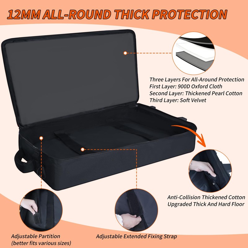 DJ Controller Case with Wheels for DDJ FLX10 / 1000