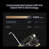 Tylogy WiFi 7 BE6500Mbps PCIe Card, Bluetooth 5.4, Tri-Band 6GHz/5GHz/2.4GHz,