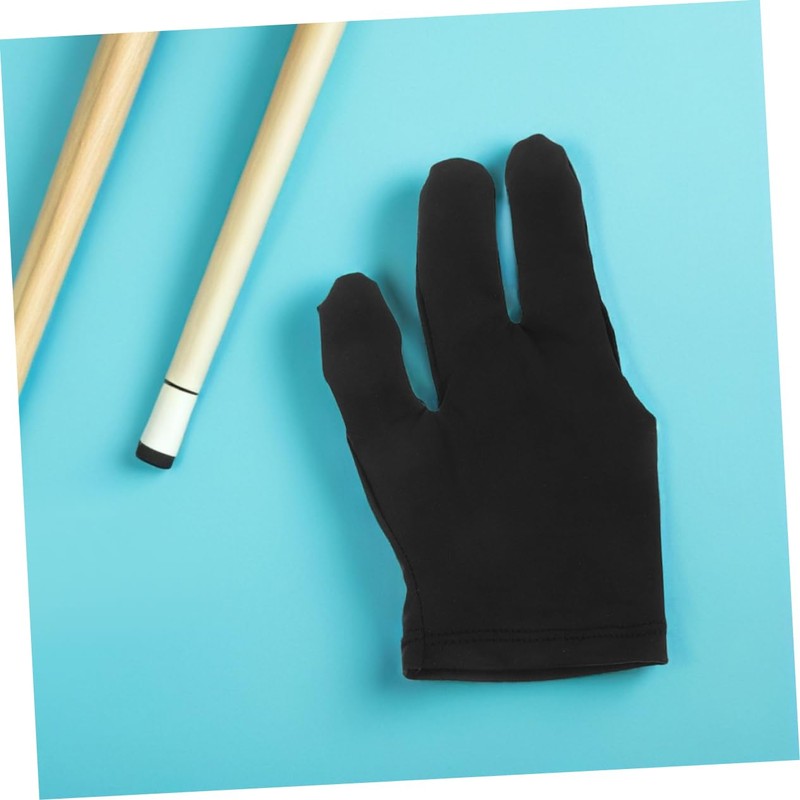 Kisangel 10pcs Lightweight Snooker Gloves for Men Women Finger Design