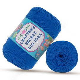Crafter's Secret Medium Yarn for Crocheting & Knitting – Soft Yarn Skein – 810 Yards of 100% Acrylic Yarn for Crocheting Blankets, Hats, & More – DIY Handcrafting Accessories