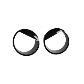 DSWSQ Angry Eyes Headlight Trim Cover for 2024 + Jeep Wrangler JL Gladiator JT Front Headlight Frame Trim Cover Bezels Decor Headlamp Garnish Ring Surround Cover Trim Exterior Accessories