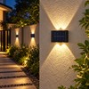 Solar Wall Light Outdoor LED Garden Lamp – Waterproof Solar
