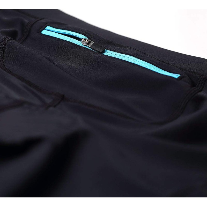 ZONE3 Men's Performance Culture Trisuit, Marl Navy/Black, L