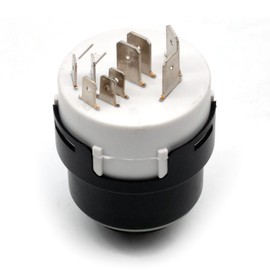 9 Pin Ignition Switch with 2 Keys for JCB New Holland NH Housing JCB 1CX 2CX 3CX 4CX JCB200 JCB220 For Various JCB Backhoe Loaders 701/80184