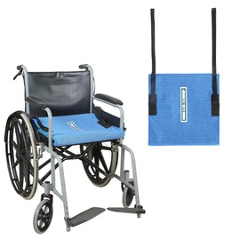 EZSLINGGLIDE Wheelchair Seat Cushion, Fall Prevention Seat Pad for Elderly in Chair or Wheelchair,Non-Slip Cushions in car seat 17"x17"(Blue,with Handle)