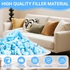 RAINFLOW Shredded Memory Foam Filling - 6.35oz Bean Bag Filler,Soft