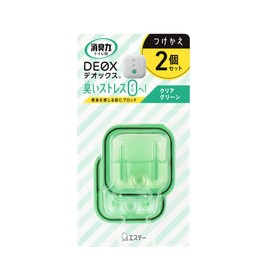 St SHOSHU-RIKI DEOX ST12976 Refill Set, Set of 2, Clear Green