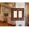 Monarch Abode 17014 Double Switch Hand Hammered Rocker Decorative Wall