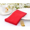 Blue Needles Hemstitch Linen Napkins - 100% Cotton Set of