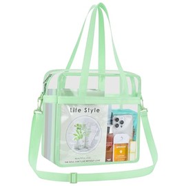 UEASE Clear Bag for Stadium Events 12×6×12 Clear Tote Bag for Concert,Sport,Festival