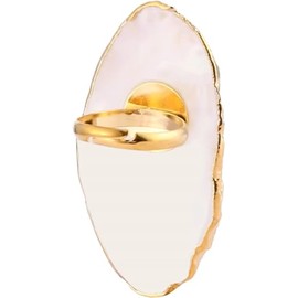 Yellow Resin Nail Art Palette Nail Mixing Palette Polish Holder Drawing Color Palette Nail Art Painting Palette Manicure Tool,Attractive Processed Makeup Palettes