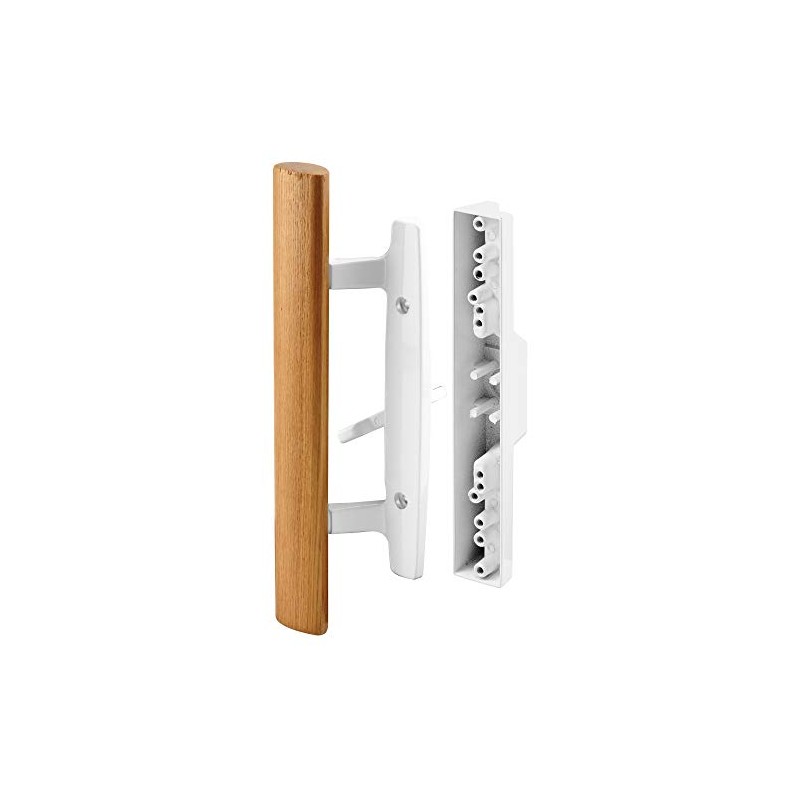 Prime-Line C 1315 Diecast, White, Mortise Style Handle with Outside
