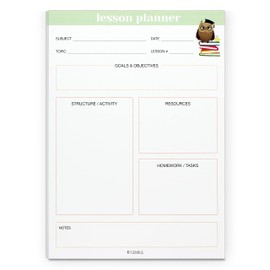Teacher Planner Notepads Teacher Supplies Teacher Stationery Teacher Gifts Back To School Supplies Essentials Lesson Planner BYANIKA (LESSON PLANNER)