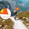 Tatuo 2 Sets Bike Flags with Pole, 6 Feet Height