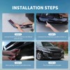 Archaic Front Bumper Lip Spoiler Compatible with Honda Accord Sedan