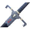 Vulcan Gear Medieval Middle Ages Sword with Matching Scabbard
