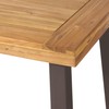Christopher Knight Home Indoor Industrial Rectangular Acacia Wood Dining Table