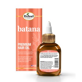 Difeel Batana Premium Hair Oil 2.5 Ounce (Travel Size) - Batana Hair Oil, Nourishing Batana Hair Growth Oil