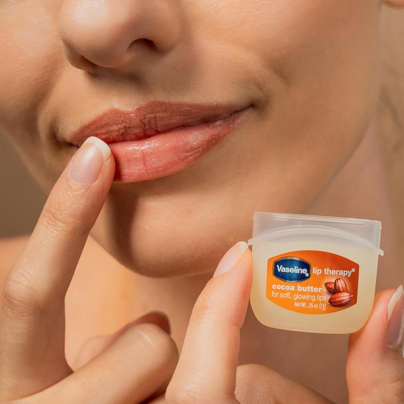 Vaseline Lip Therapy Variety 3-Pack – Crème Brûlée, Rosy Lips,