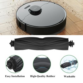 Rubber Main Brush for Dreame L10 Ultra/L10s Ultra/L10 Pro/L10s Pro/L10s Pro Ultra/L10s Plus/L10s Pro Gen2/D10s/L20 Ultra/L20s Ultra/L30 Ultra/X30 Ultra/L40 Ultra/X40 Ultra Robot Vacuum Cleaner