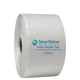 SmartSolve Water-Soluble Tape | 2” x 60 Yards | Dissolves Quickly in Water | Self Adhesive | Mask for Hydrographics & Double Dipping | Crafts & Labels | Biodegradable | Eco-Friendly