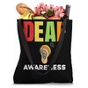Hearing Aid Ear Disability Support Deaf Awareness Tote Bag
