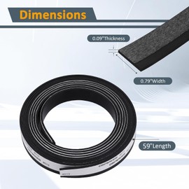 Splinter Guard Replacement Strip for Makita 194419-4 Rails Tape Accessories,Compatible with Milwaukee Track Saw Guide Splinter Strip,59"