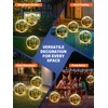 14 Inch Inflatable Solar Floating Pool Lights IP68 Waterproof Auto