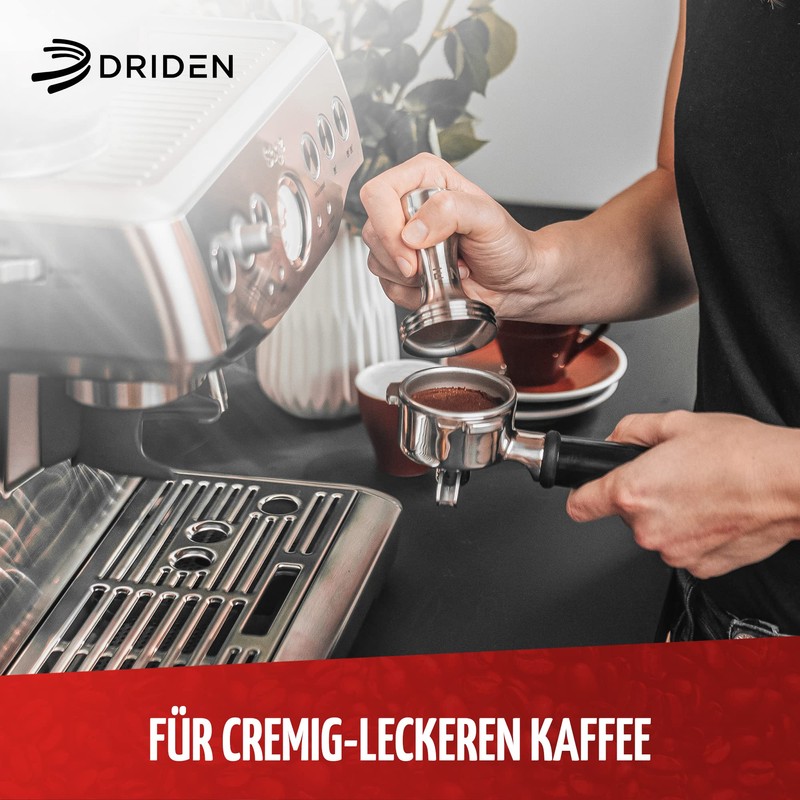 DRIDEN Coffee Tamper 51 mm Stainless Steel - Solid Espresso