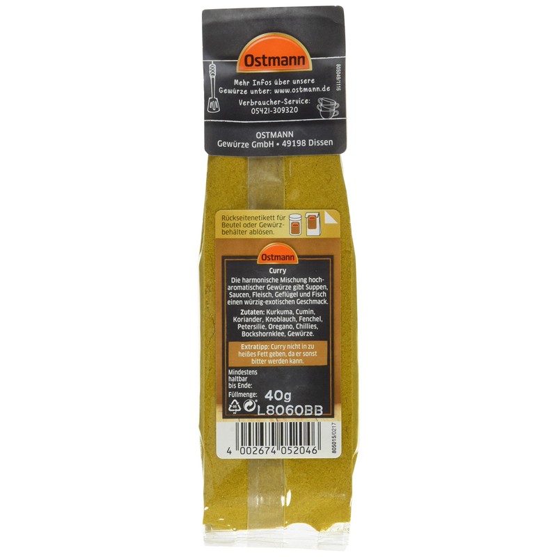 Ostmann Curry 40g