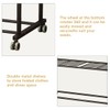 SUOERNUO Clothes Rack with Wheels Garment Rack for Hanging Heavy-Duty