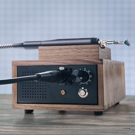 Onesince Electric Leather Creaser Machine,Leather Edge Creaser Tool with 4 Tips, Heated Leather Edge Ceraser