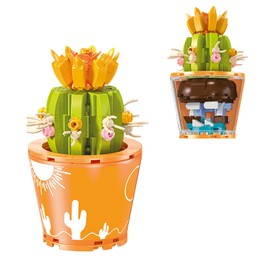 Mini Blocks Toys Building Sets for Kids,Succulent Botanical Collection Office Home Room Decor,Birthday Gifts for Girls Boys Adults (2115)