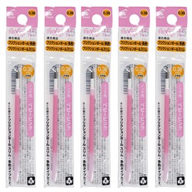 Pilot FriXion Ball Slim Refill for Other Colors 0.38mm Baby Pink LFBTRF12UFBP 1 Pack x 5 Pack Set
